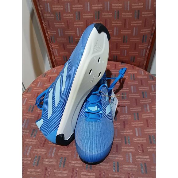 New Men’s 8.5 Adidas The Road Shoes Blue Rush Cycling Road Shoes GY6829 - Picture 6 of 10